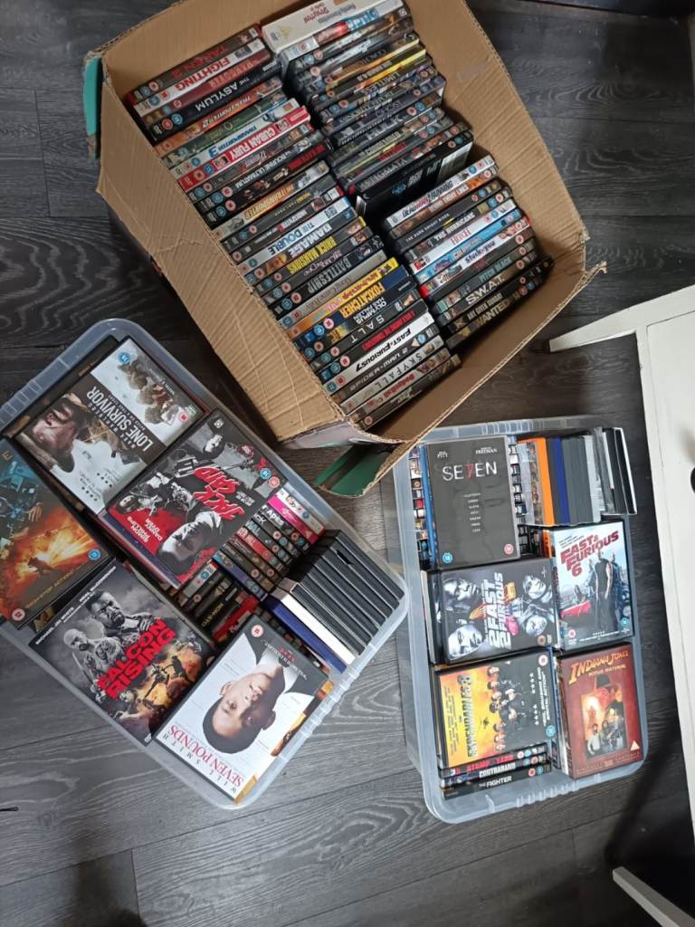 Dvds, job lot 300 checked and good condition 