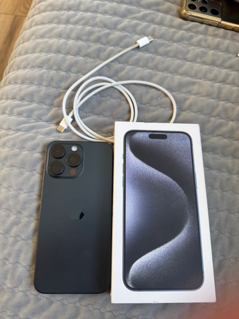 iPhone 15 pro max boxed