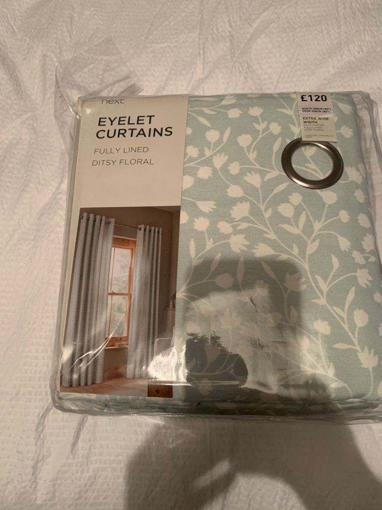 Curtains - Next brand new 228x229cm 