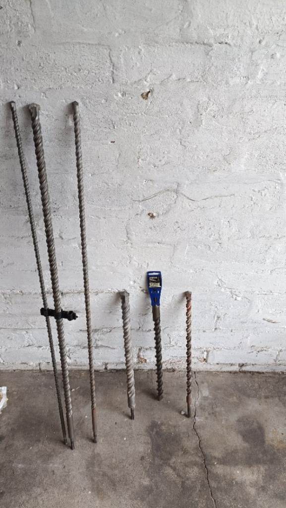  SDS  plus Hammer Drill Bits – Good Condition