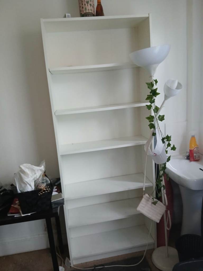 White billy bookcase ikea
