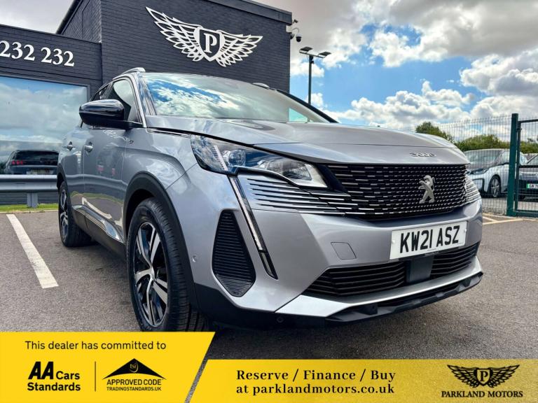 2021 Peugeot 3008 1.5 3008 GT Blue HDi S/S 5dr SUV Diesel Manual