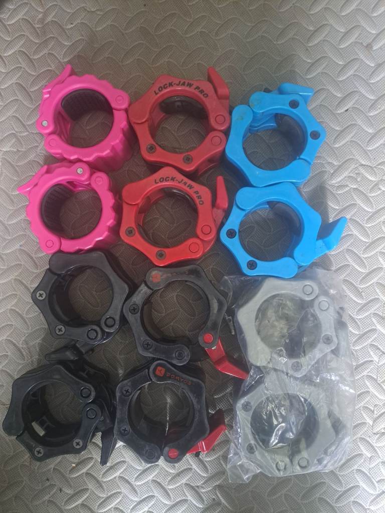 Collars for Olympic weight bars