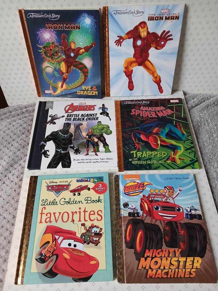Kids' Story Books Bundle - Marvel, Disney, Blaze
