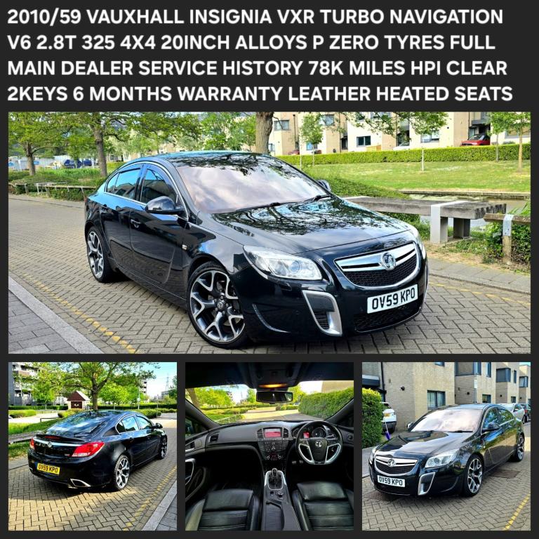 2009 Vauxhall Insignia 2.8T V6 4X4 VXR NAVIGATION 320 BHP FULL SERVICE 6 MONTHS WARRANTY IMMACULA...
