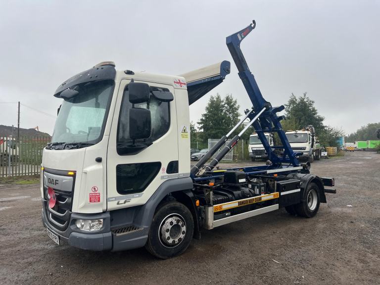 2021 DAF TRUCKS LF 180 FA 12 TONNE MULTILIFT HOOKLOADER , FULL DAF HISTORY