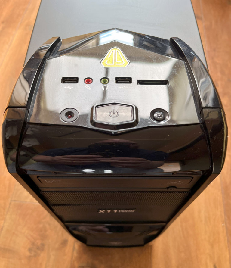 PC tower case and internal components