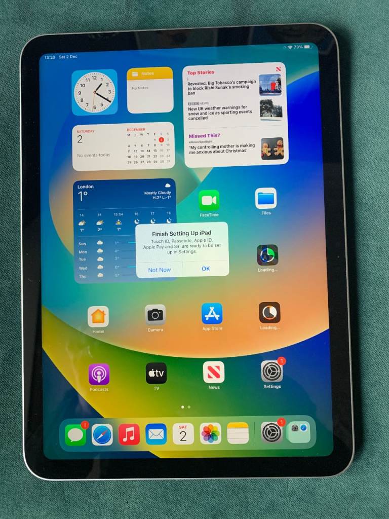 APPLE IPAD 10 10.9 INCH 64GB IOS26 WIFI GREAT CONDITION -can deliver