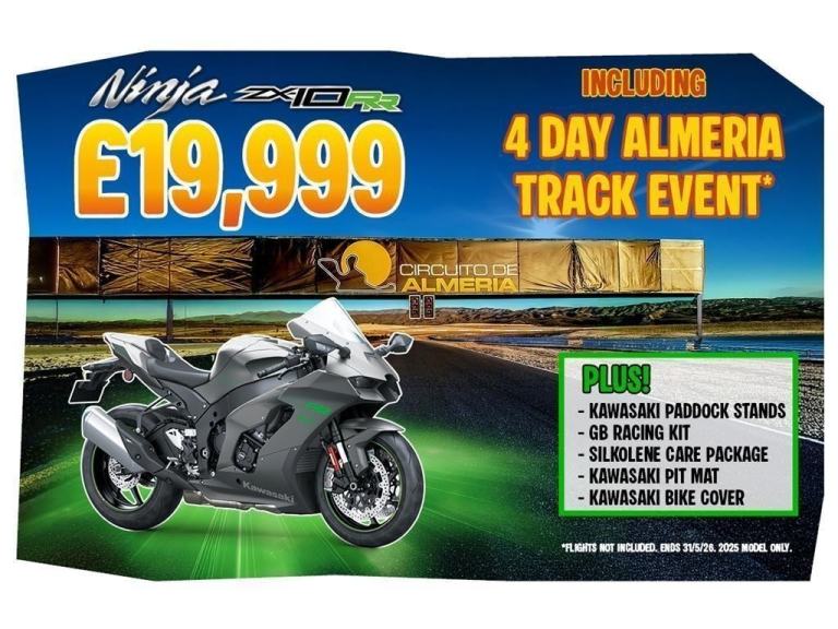 2025 Ninja ZX-10RR, Free 4 Day Track Event