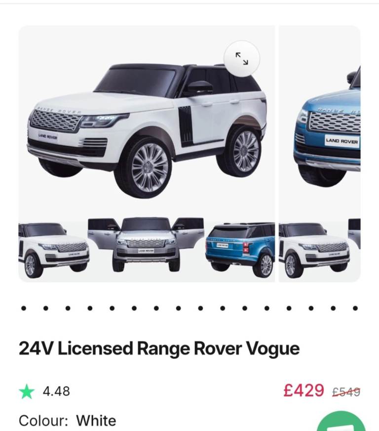 34 V Licensed Range Rover 