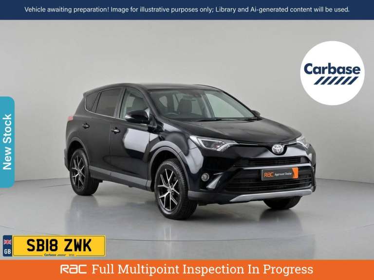 2018 Toyota RAV4 2.0 V-Matic Icon SUV 5dr Petrol CVT 4WD Euro 6 (s/s) (Safety Sense, SNav) ( SUV ...