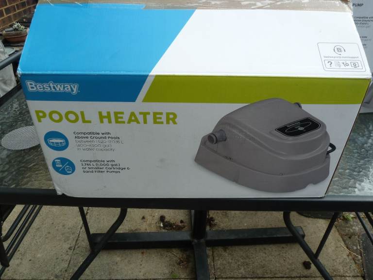 Brand new pool heater and pump