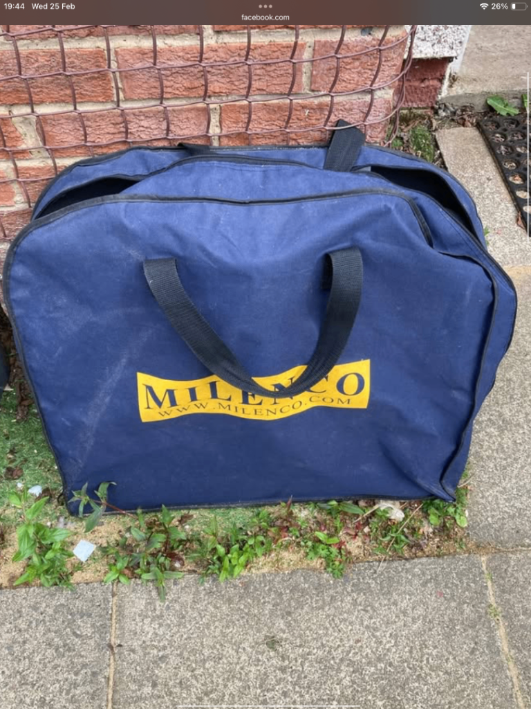 Milenco caravan wheel levelling 