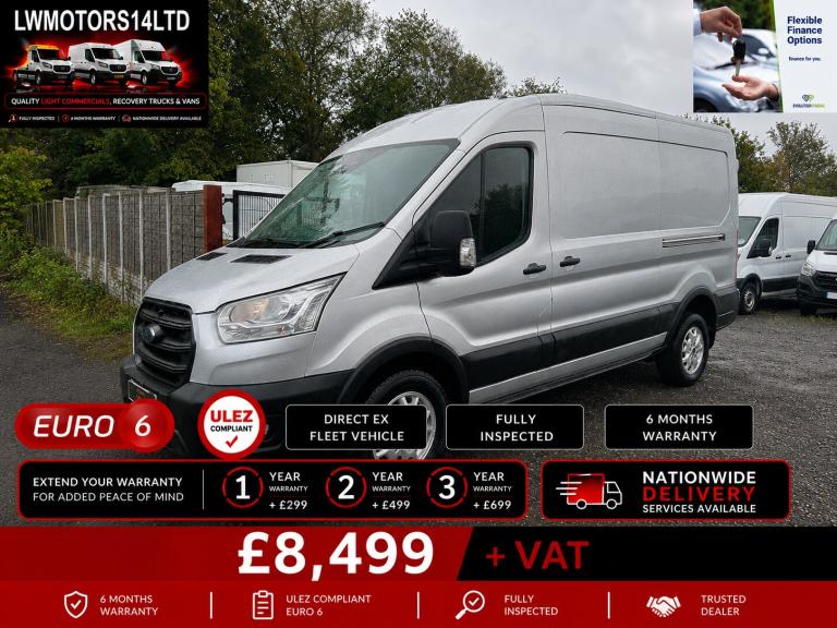 FORD TRANSIT 2.0 ECOBLUE 130BHP L2H2 MWB TREND 2021 71 REG