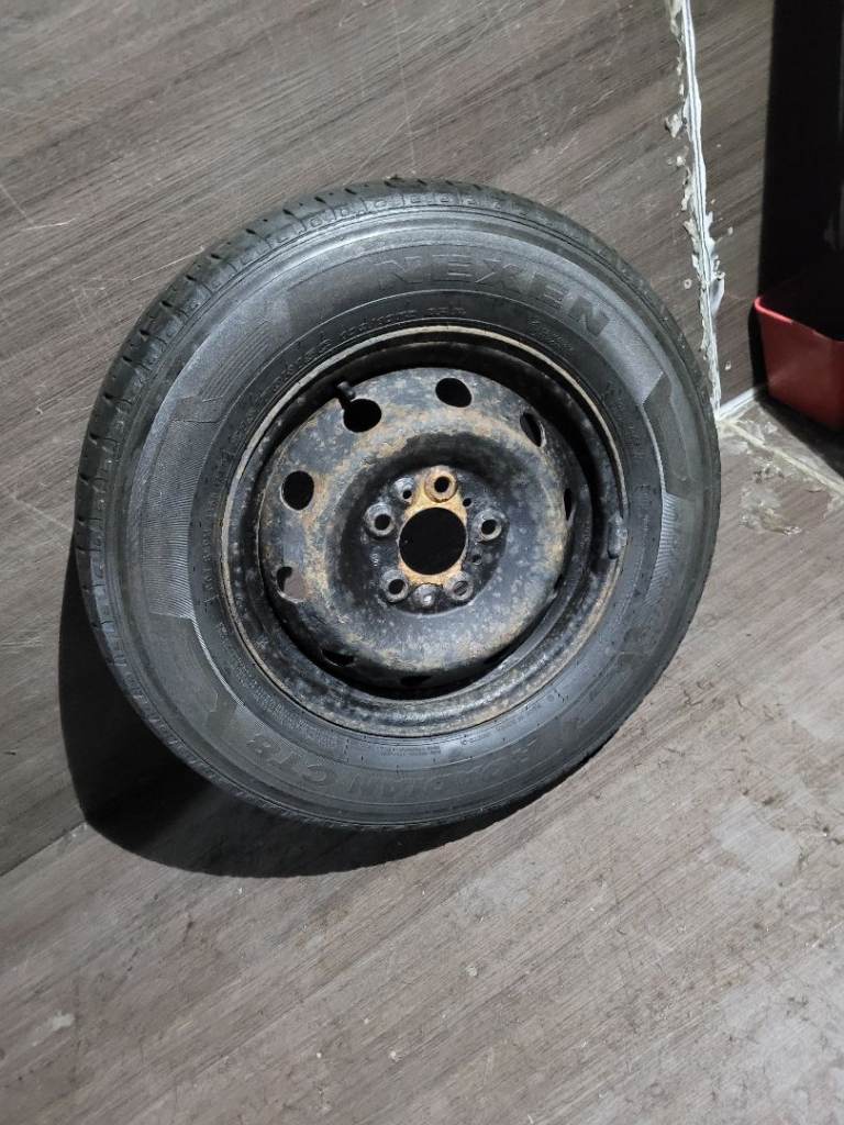 Boxer Relay Ducato 15inch spare wheel with legal tyre