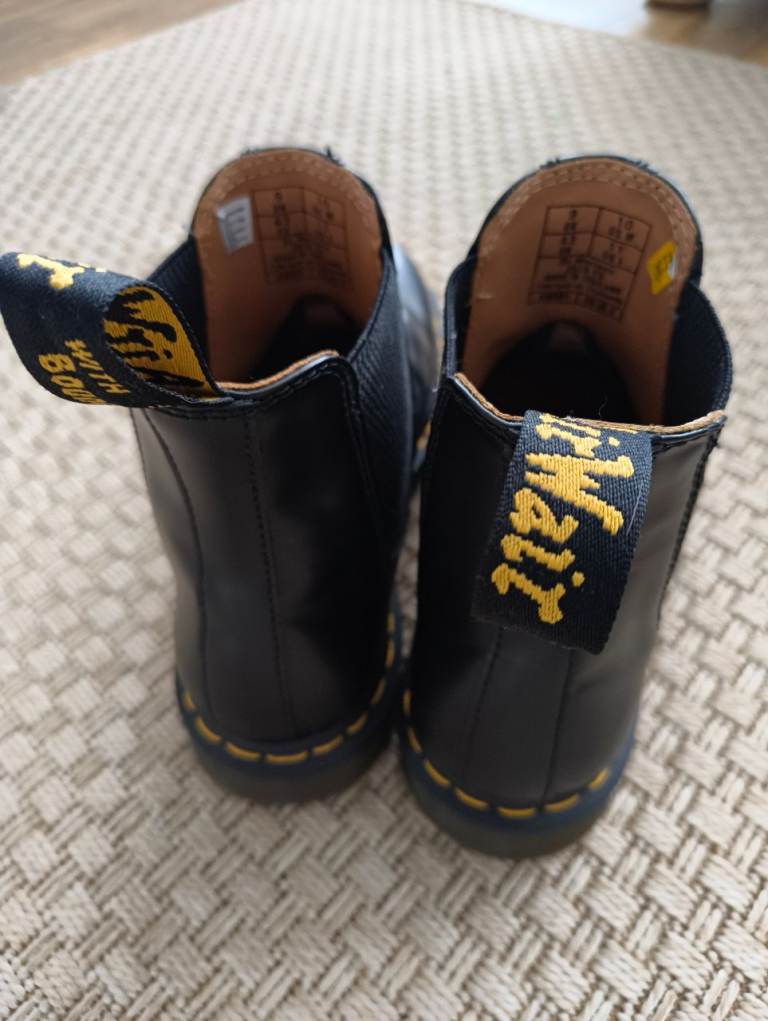 Dr. Martens Chelsea Boots - UK Size 9, Black Leather