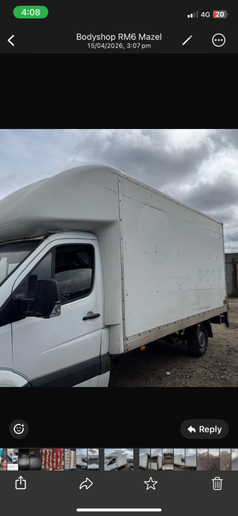 Mercedes Sprinter Luton box body ONLY