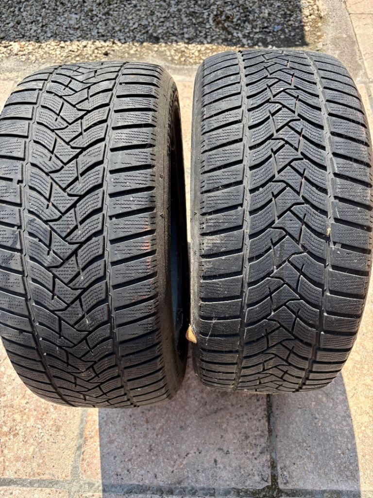 Two Dunlop Winter Tyres 
