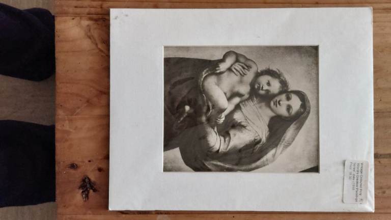 Madonna and Child Print - Framed, Good Condition