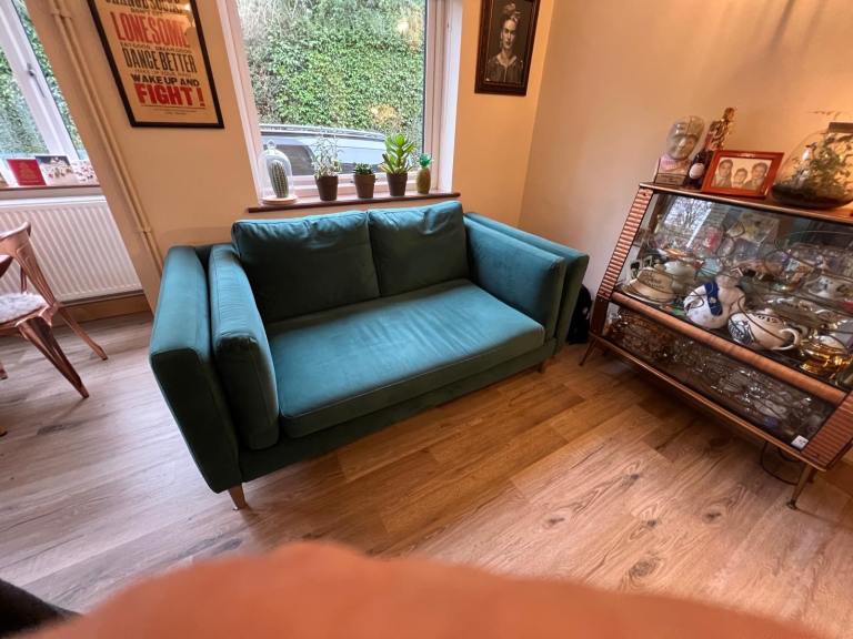 Sofa Workshop small sofa Teal colour 