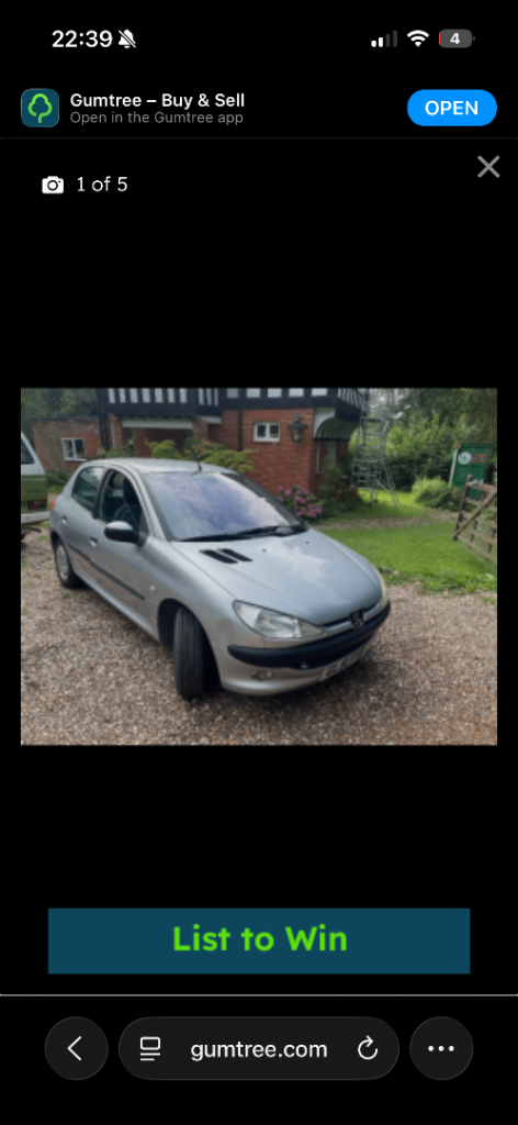 Peugeot, 206, Hatchback, 2002, Manual, 1360 (cc), 5 doors