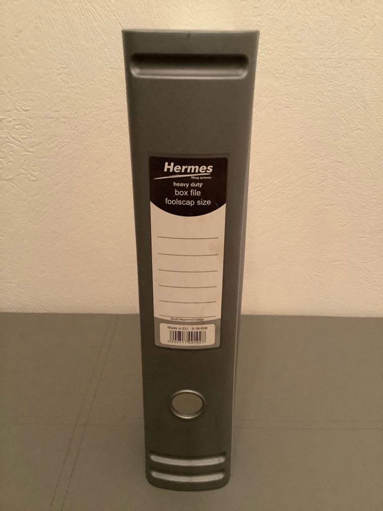 Hermes Heavy Duty Box File