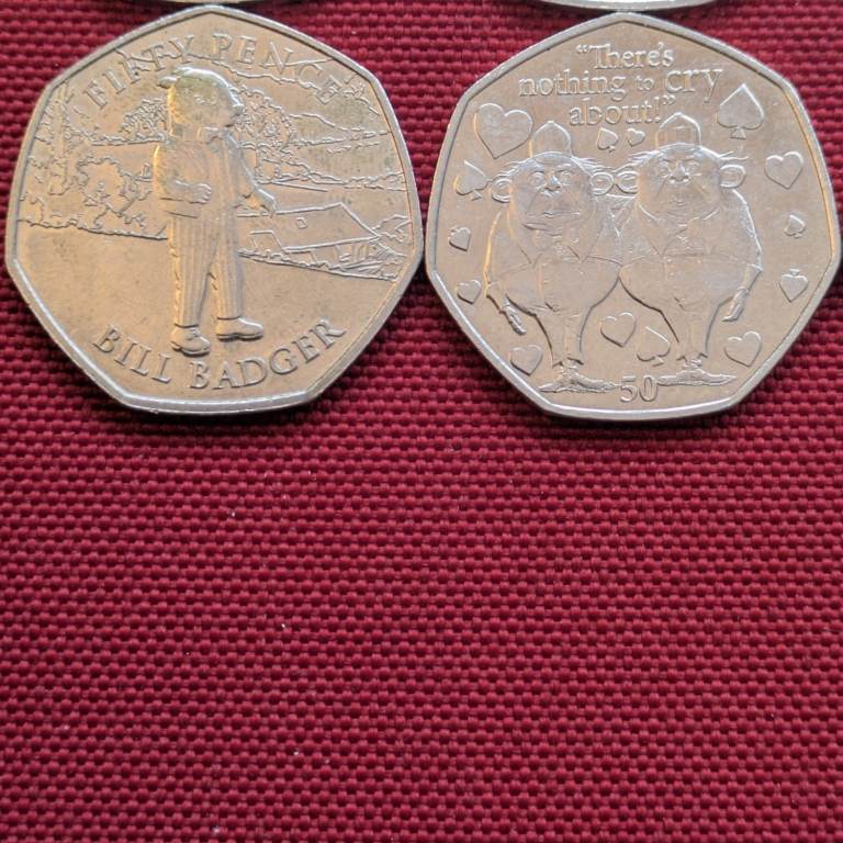 £2.50 each Lovely 50p ISLE of MAN #5 coins