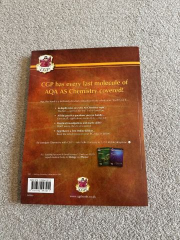 AQA A-Level Year 1 & AS Chemistry and Biology Student Books