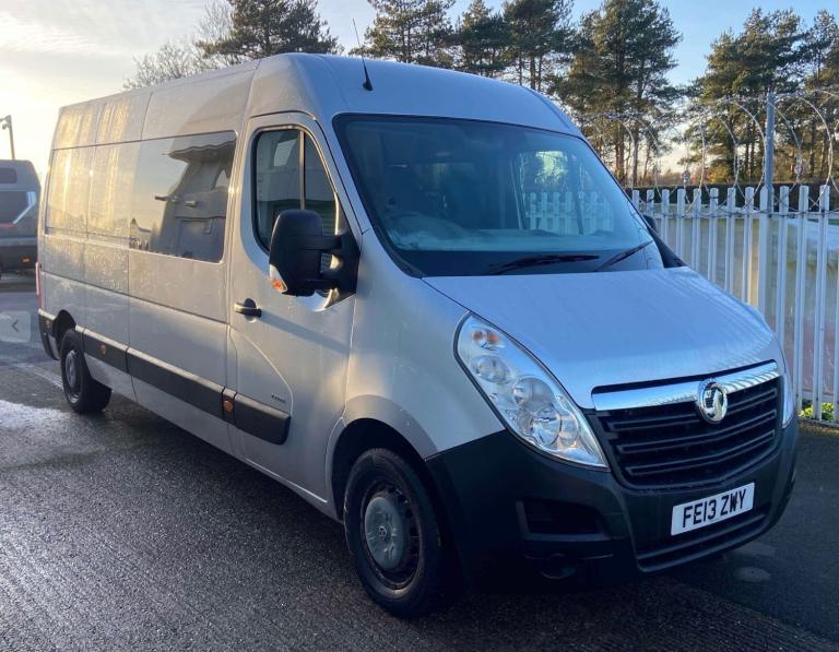 2013 Vauxhall Movano 2.3 CDTi 3500 Crew Van FWD L3 H2 Euro 5 6dr 7 Seat Crew Van Diesel Manual