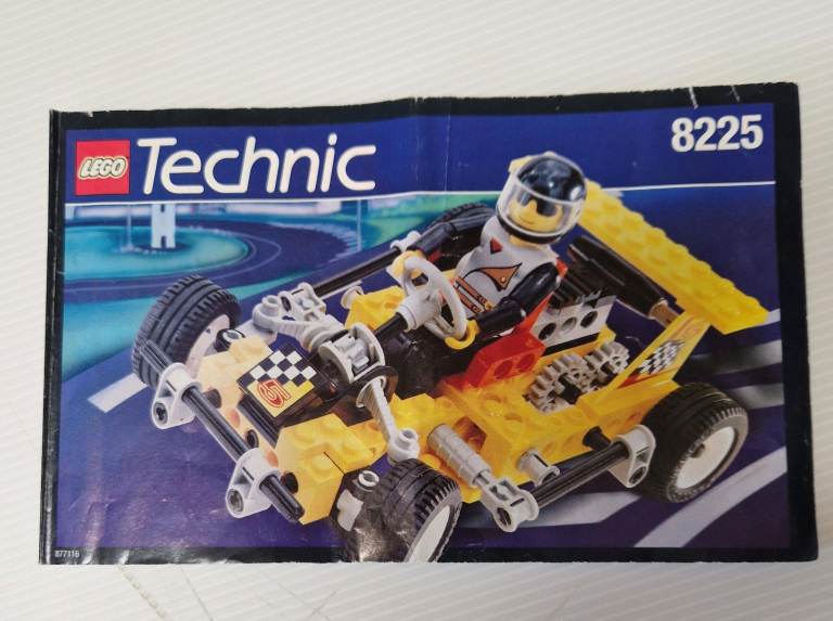 lego technic set 8225 racing car / helocopter + lego manual