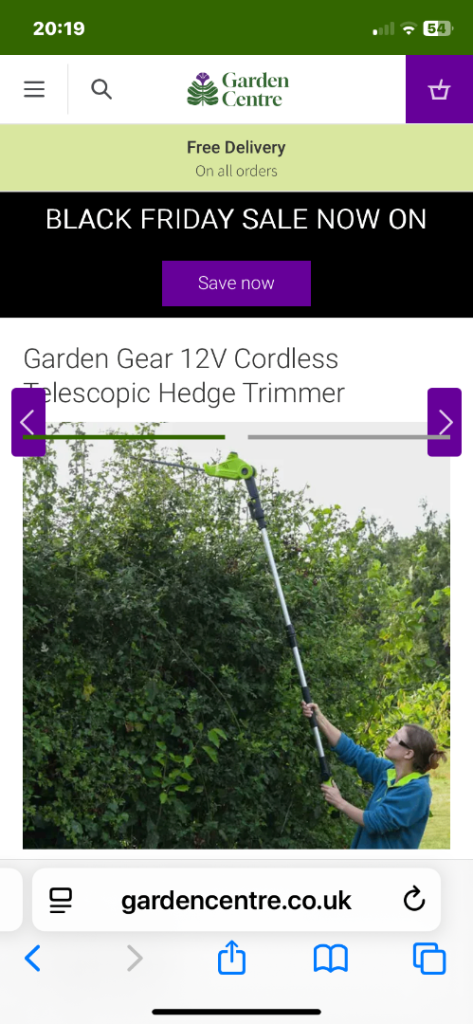 image for Titan extending pole hedge trimmer