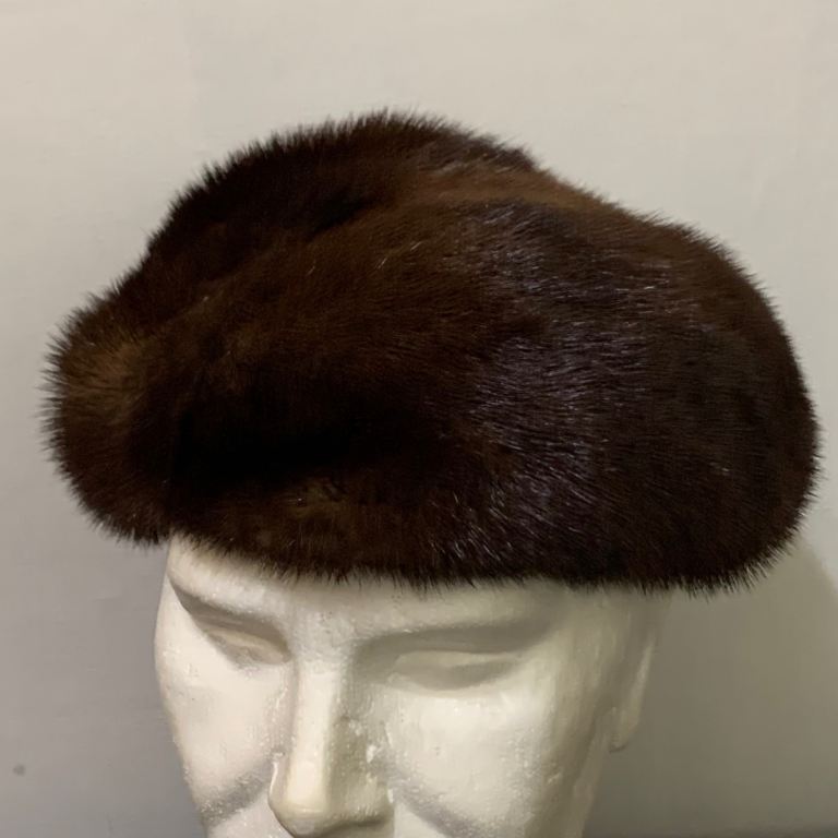 vintage 1940s 1950s Ladies genuine Mink Fur Hat •Evening Wear
