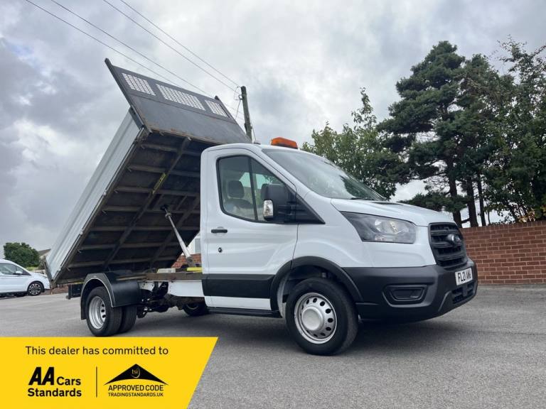 2021 Ford Transit 130 2.0 350 EcoBlue Leader RWD L2 Euro 6 MWB TIPPER BODY 80K +VAT CHASSIS CAB D...