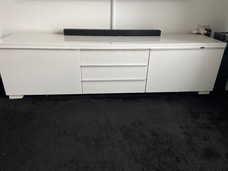 White IKEA TV / Living Room Unit