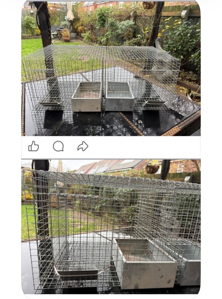 Chinchilla cage double side/side