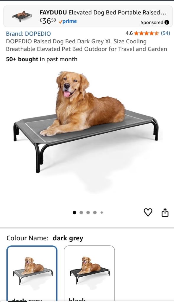Large dog bed