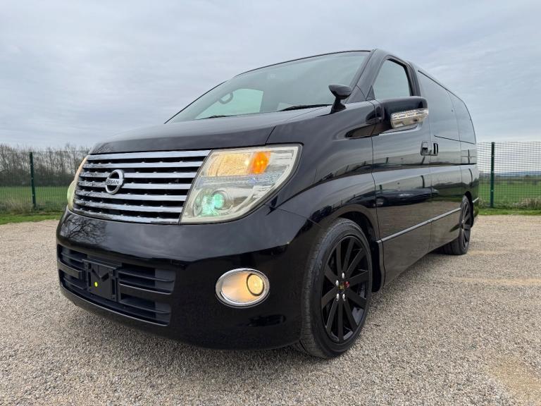 2007 Nissan Elgrand 3.5 HIGHWAY STAR * FULL BLACK LEATHER LIMITED * 8 SEATER * ELECTRIC CURTAIN  ...