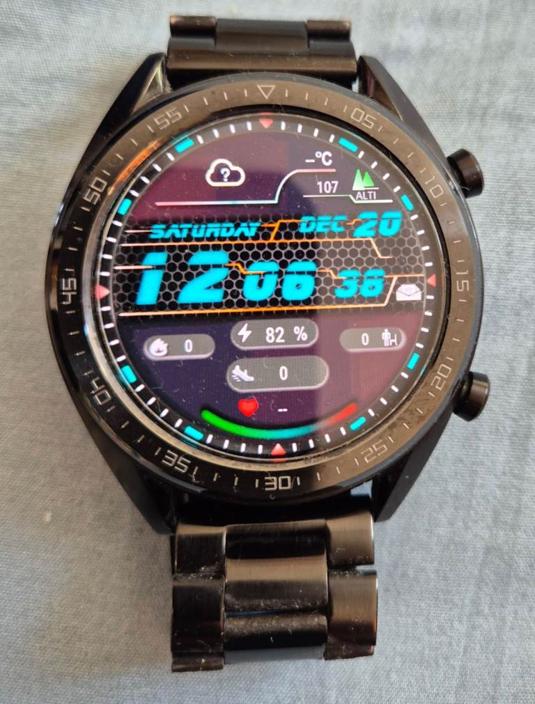 Black Huawei Watch GT-106 SmartWatch 46"