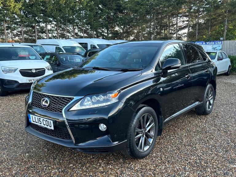 2015 Lexus RX 3.5 450h V6 F Sport CVT 4WD Euro 5 (s/s) 5dr ESTATE Petrol/Electric Hybrid Automatic