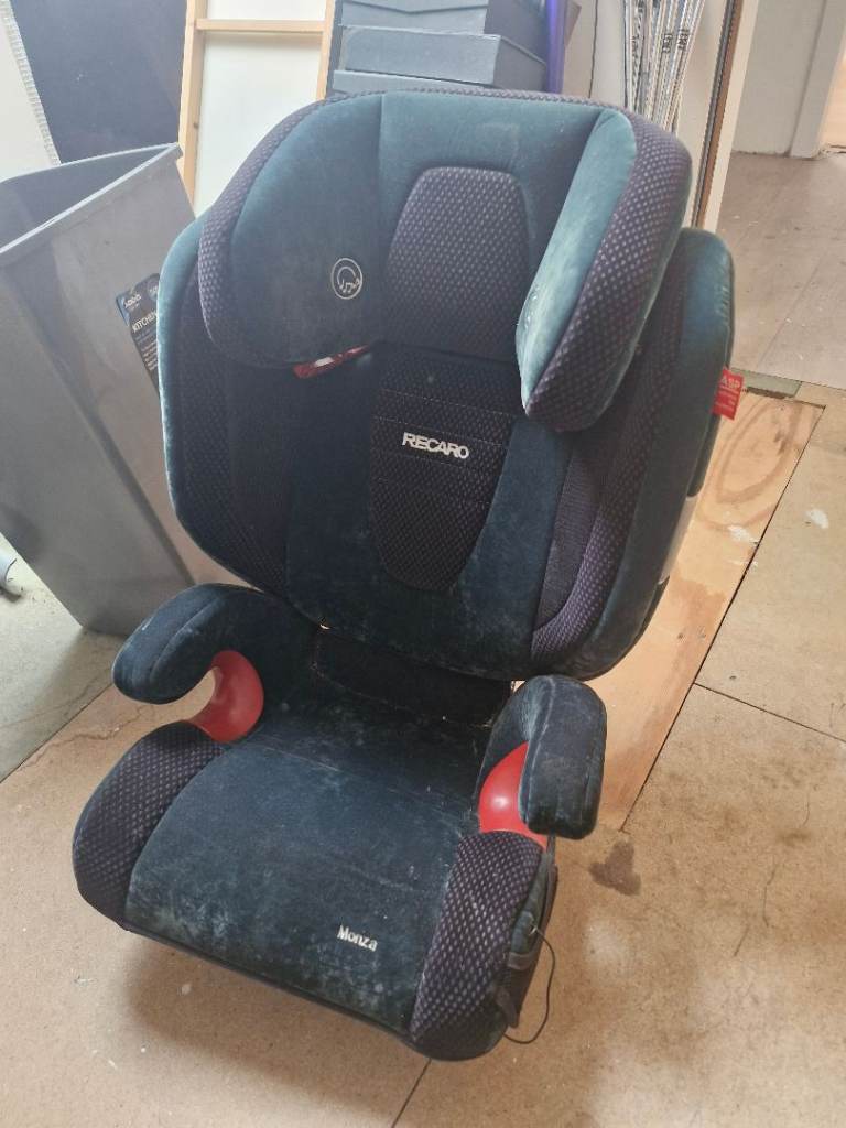 RECARO Car Seat - Black & Red, Good Condition