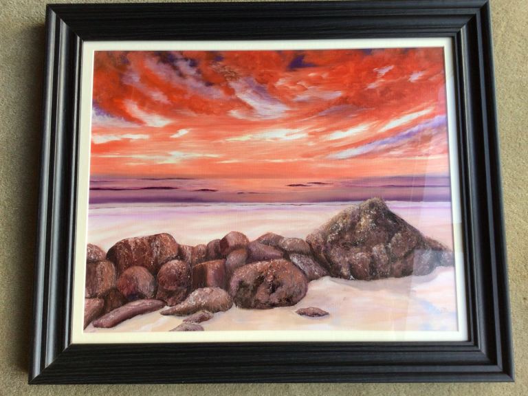 Original Oil Artwork, Bondi Beach, Australia. 