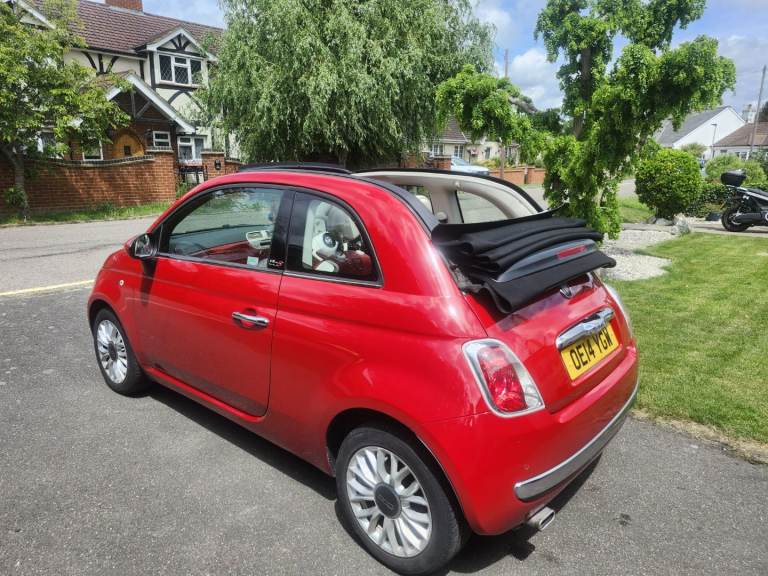 Fiat, 500, Convertible, 2014, Manual, 875 (cc), 3 doors
