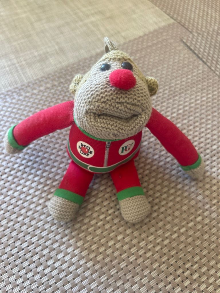 Pg tips red nose monkey and mug 