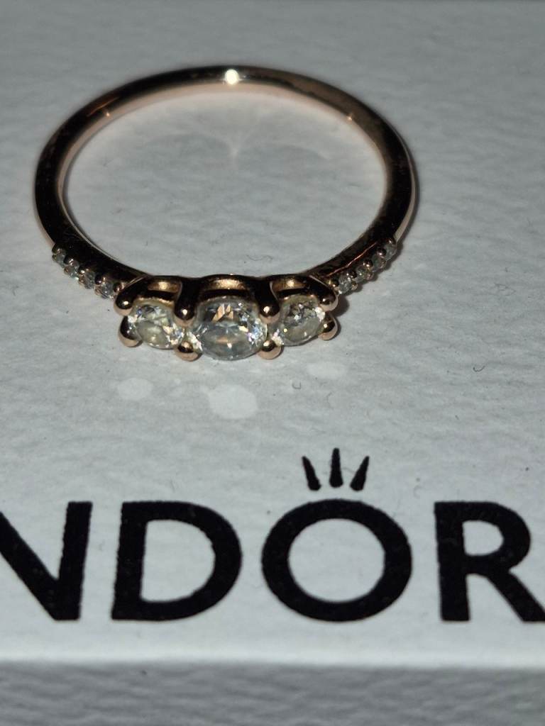 Genuine Pandora Rose Gold Ring 