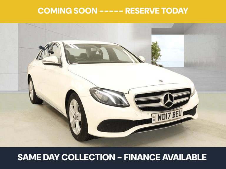 2017 Mercedes-Benz E Class E220d SE 4dr 9G-Tronic SALOON DIESEL Automatic