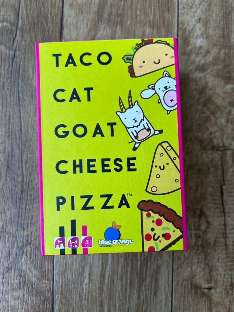 Blue Orange - Taco cat goat cheese pizza card game
