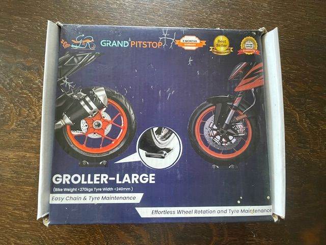 Grand Pitstop Motorcycle Wheel Cleaning Roller Stand