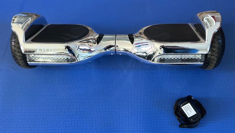 Zinc Megastar 240W Hoverboard - Chrome