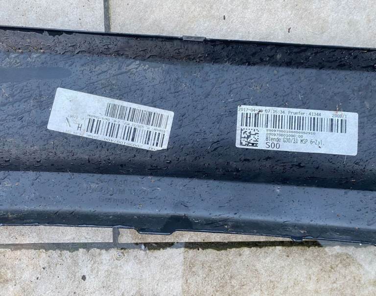 Bmw 5 series breaking g30 g31 rear bumper diffuser 