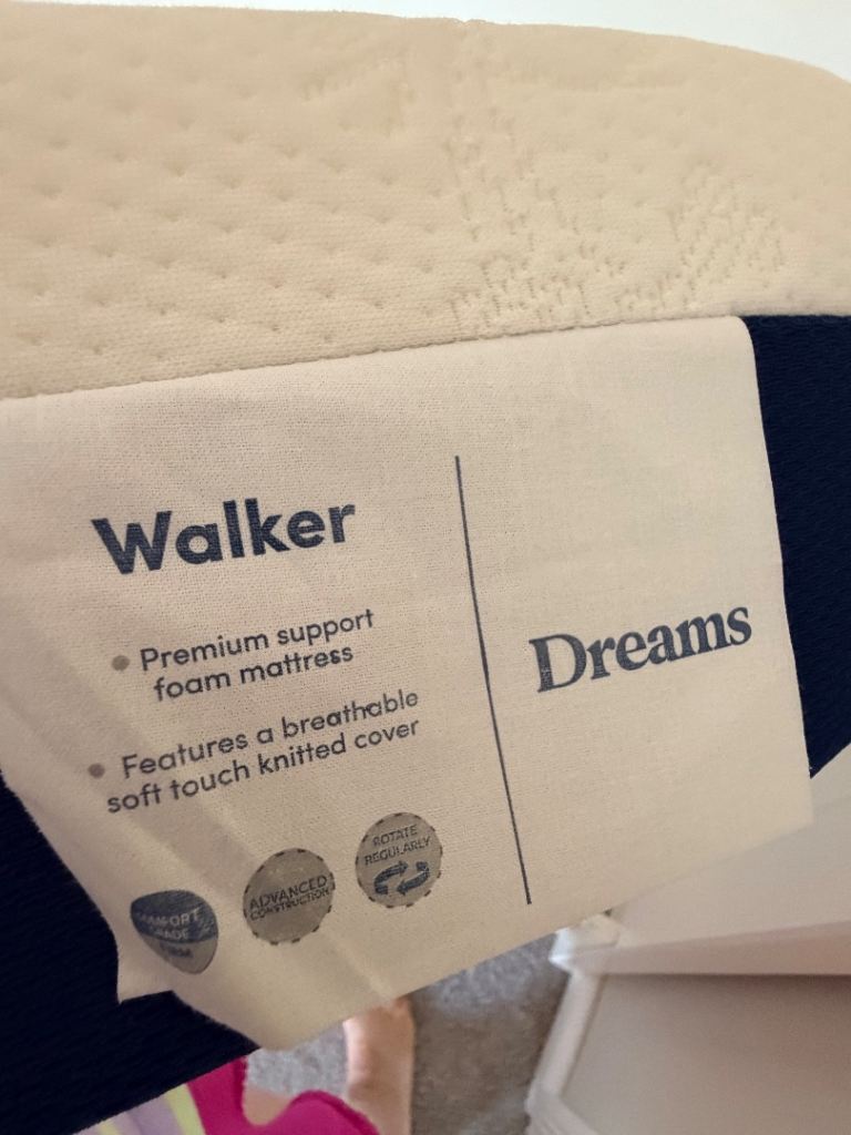Dreams Walker Premium Support Foam Mattress - Good Condition